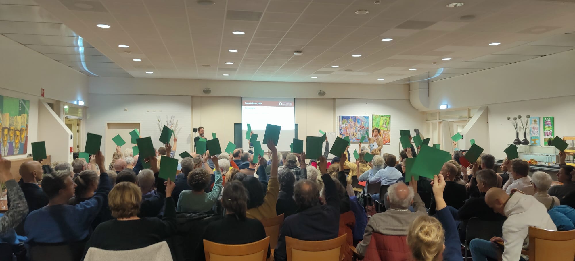 Stemming tijdens de Algemene Ledenvergadering Herenboeren Ulingshof